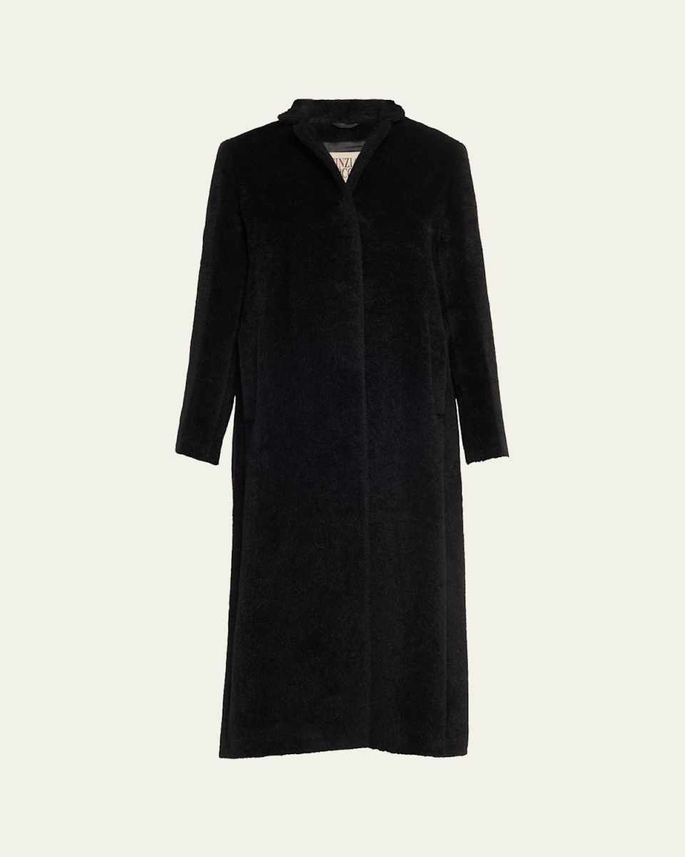 Long Stand Collar Coat